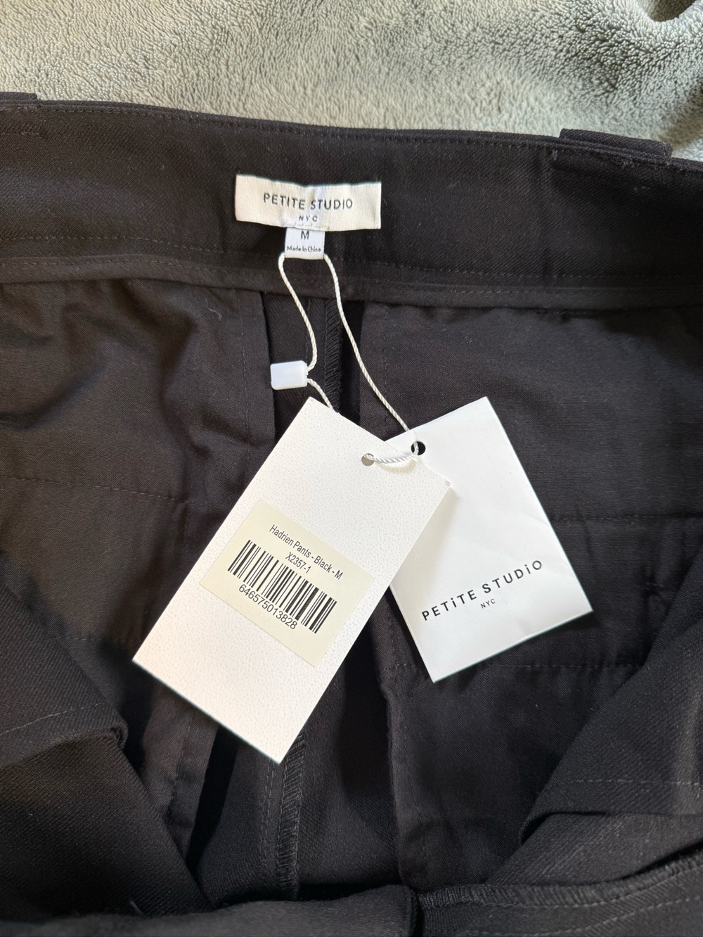 PETITE STUDIO: Black Pants - Picture 5 of 8